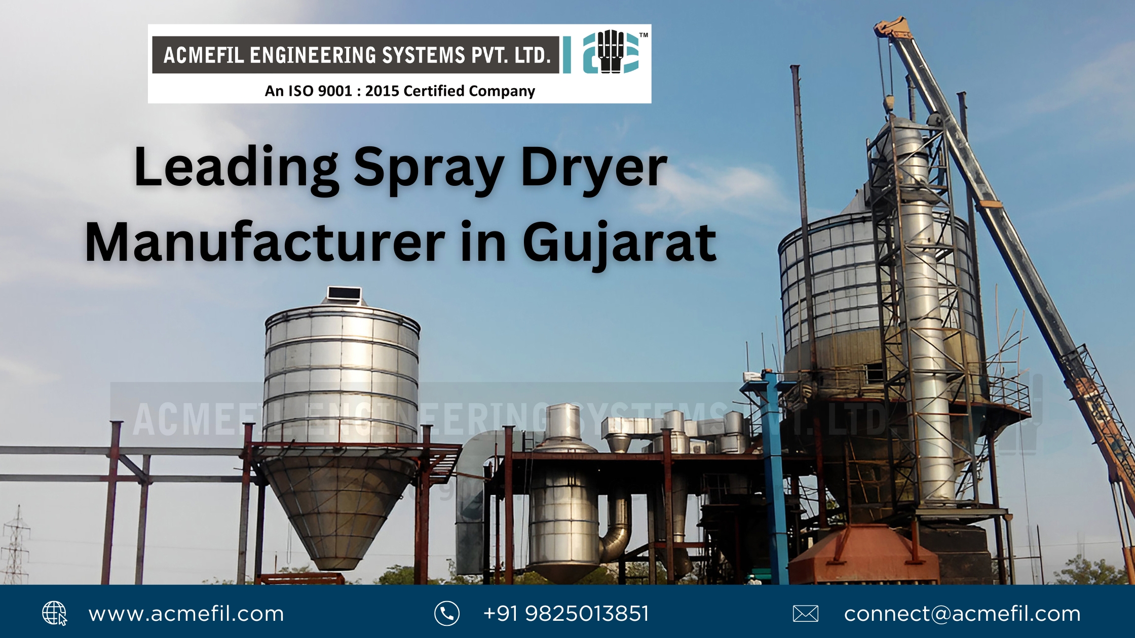 spray dryer manufacturer in gujarat